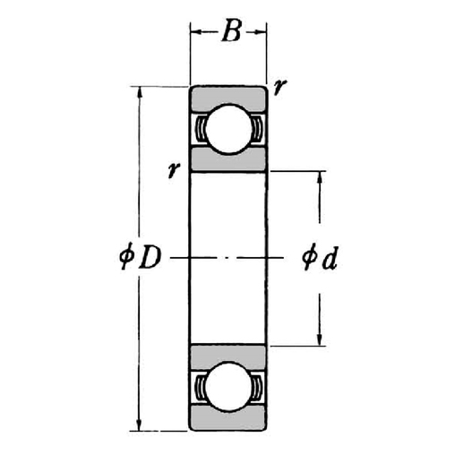 6203 bearing dimensions